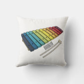 Xylophone漫画イラストレーション クッション (裏面)