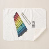 Xylophone漫画イラストレーション シェルパブランケット (正面(横))