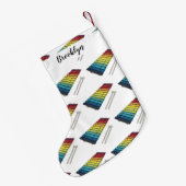 Xylophone漫画イラストレーション スモールクリスマスストッキング (裏面 (吊り時))