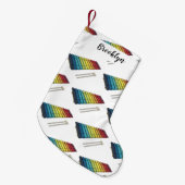 Xylophone漫画イラストレーション スモールクリスマスストッキング (正面 (吊り時))