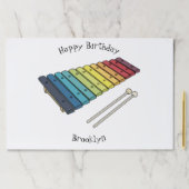 Xylophone漫画イラストレーション ペーパーパッド (インサイチュ)