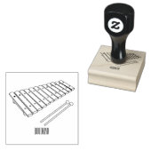 Xylophone漫画イラストレーション ラバースタンプ (押印)