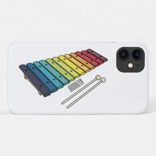 Xylophone漫画イラストレーション Case-Mate iPhoneケース (裏面(横))