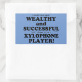 Xylophone裕福で成功した長方形ステッカー 長方形シール (バッグ)