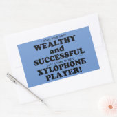 Xylophone裕福で成功した長方形ステッカー 長方形シール (封筒)