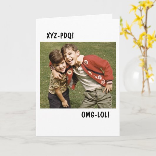 XYZ-PDQ! カード (黄色い花)