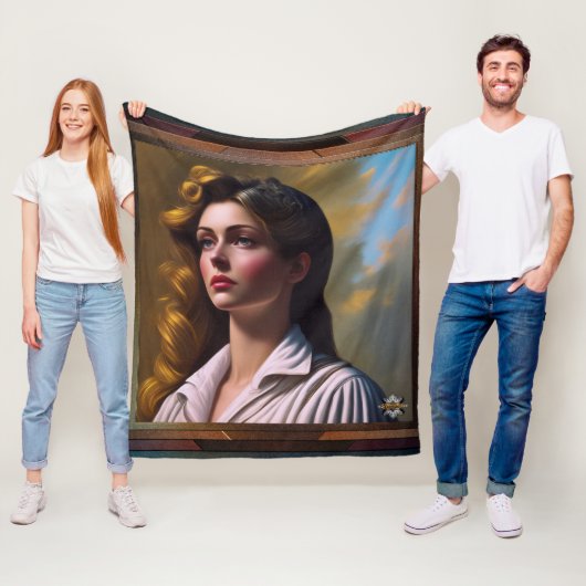 Xzendorによる未来のAIコンセプトアートの考察 フリースブランケット (インサイチュ)