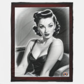 XzendorによるAI信じコンセプトアートをお願いできない7 フリースブランケット (正面)