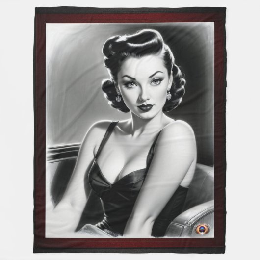 XzendorによるAI信じコンセプトアートをお願いできない7 フリースブランケット (正面)