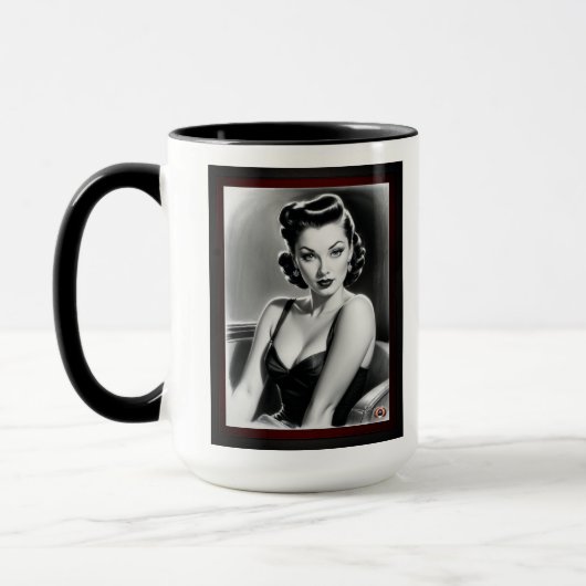 XzendorによるAI信じコンセプトアートをお願いできない7 マグカップ (左)