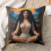 Xzendorエレガントによる瞑想調和の女性7 クッション (ブランケット)