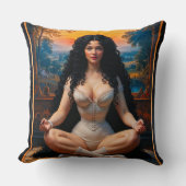 Xzendorエレガントによる瞑想調和の女性7 クッション (正面)