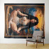 Xzendorエレガントによる瞑想調和の女性7 タペストリー (インサイチュ(横))