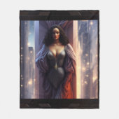 Xzendor7による時代の過ぎ フリースブランケット (正面)