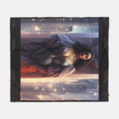 Xzendor7による時代の過ぎ フリースブランケット (正面(横))