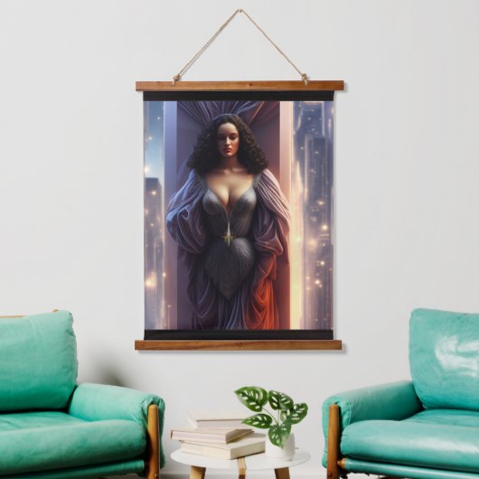 Xzendor7による時代の過ぎ 吊り下げ型タペストリー (リビング)