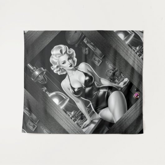 Xzendor7による科学の美しい外観 タペストリー (正面(横))