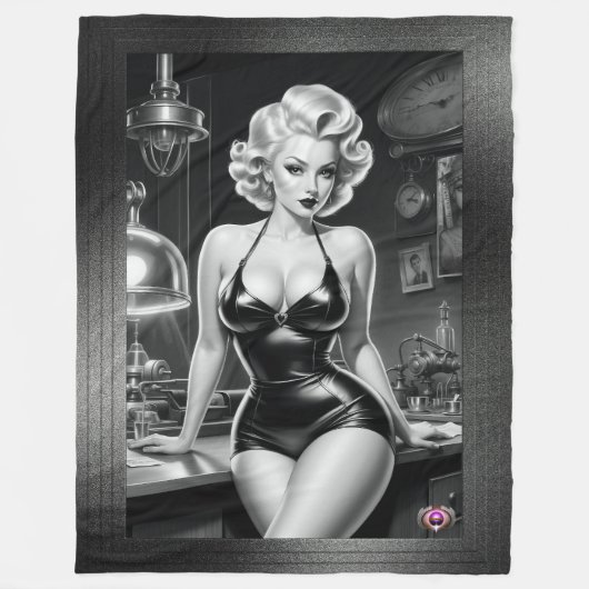 Xzendor7による科学の美しい外観 フリースブランケット (正面)