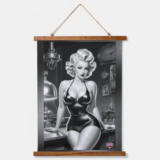 Xzendor7による科学の美しい外観 吊り下げ型タペストリー (正面)