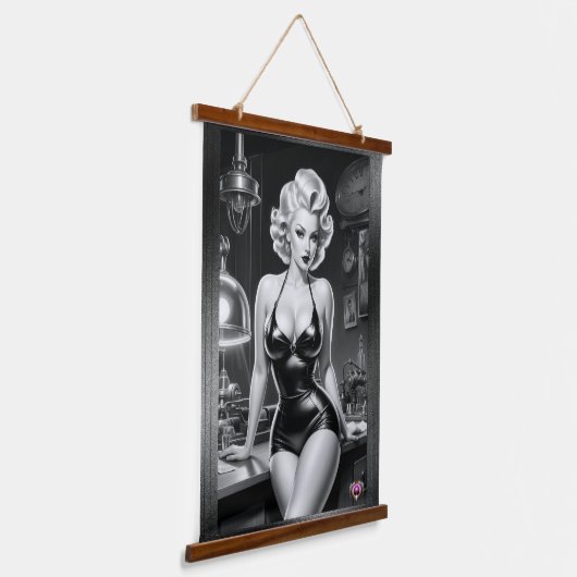 Xzendor7による科学の美しい外観 吊り下げ型タペストリー (傾斜あり)