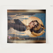 Xzendor7による黄金のアールデコによる美しい タペストリー (正面(横))