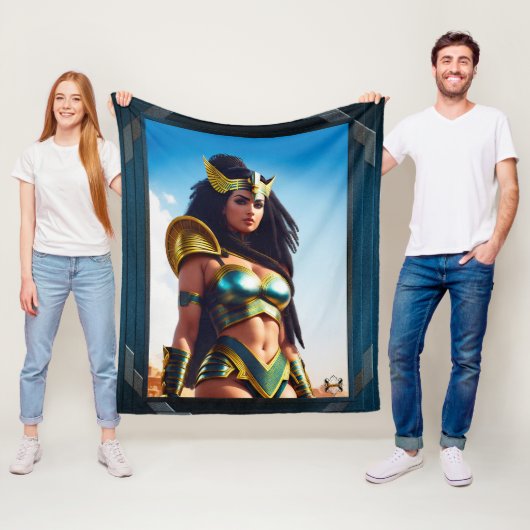 Xzendor7によるRhinearionの《鳥》ハヤブサ女王 フリースブランケット (インサイチュ)