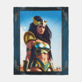 Xzendor7によるRhinearionの《鳥》ハヤブサ女王 フリースブランケット (正面)