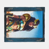 Xzendor7によるRhinearionの《鳥》ハヤブサ女王 フリースブランケット (正面(横))