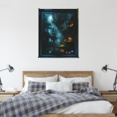 Xzendor7の魅惑的なコーイの森 キャンバスプリント (インサイチュ (寝室))