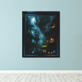 Xzendor7の魅惑的なコーイの森 キャンバスプリント (インサイチュ (ウッドフロア))