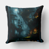 Xzendor7の魅惑的なコーイの森 クッション (裏面)