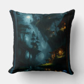 Xzendor7の魅惑的なコーイの森 クッション (正面)