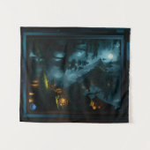 Xzendor7の魅惑的なコーイの森 タペストリー (正面(横))