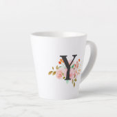 Yの文字 カフェラテマグ (右アングル)