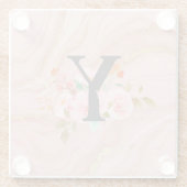 Yの文字 ガラスコースター (裏面)