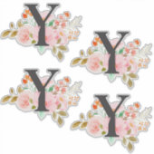 Yの文字 シール (正面)