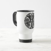 Yの落書きのタンブラー トラベルマグ (正面左)