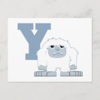 Yはイエティかわいい漫画のイエティのモンスターのためだ