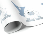 Yはイエティかわいい漫画のイエティのモンスターのためだ ラッピングペーパー (ロールコーナー)