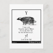 Yはヤクだった ポストカード (正面)