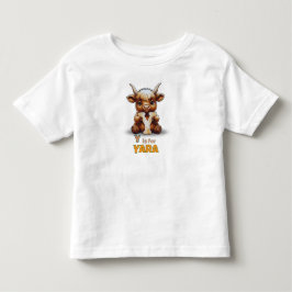 YはヤクのY - オリジナルネーム入りキッズTシャツ トドラーTシャツ
