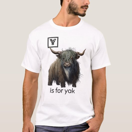 YはヤクTシャツ Tシャツ (正面)