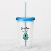 YはYip-Yips用です。 |名前の追加 アクリルタンブラー (正面)