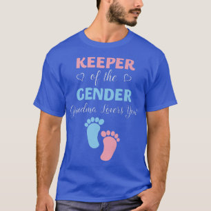 Yを愛する祖母の性別のキーパーを性別で明らかにする Tシャツ
