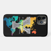 Yイニシャルパーソナライズされたシルバーモノグラムあなたのお名前 Case-Mate iPhoneケース (裏面(横))