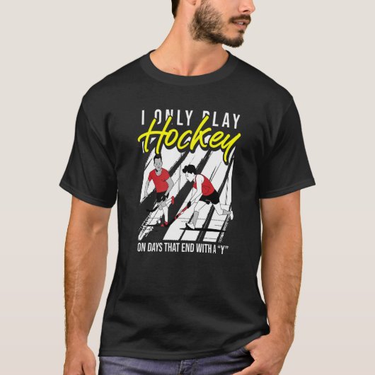 Yファイ遊ルで終わる日のホッケーのみ Tシャツ (正面)