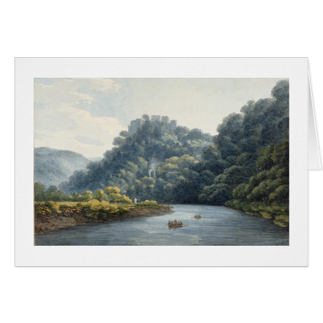 Y字状回路のGoodrichの城(w/c、ペン及びインクのチョーク (正面横)