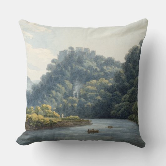 Y字状回路のGoodrichの城(w/c、ペン及びインクのチョーク クッション (正面)