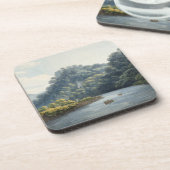 Y字状回路のGoodrichの城(w/c、ペン及びインクのチョーク コースター (左側)