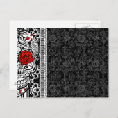 Y感謝していuカルベラスシュガースカルはがき ポストカード (正面/裏面)